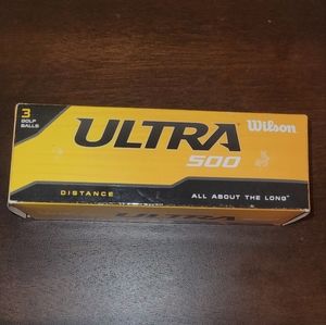Wilson  Ultra 500 pack of 3 Golf balls